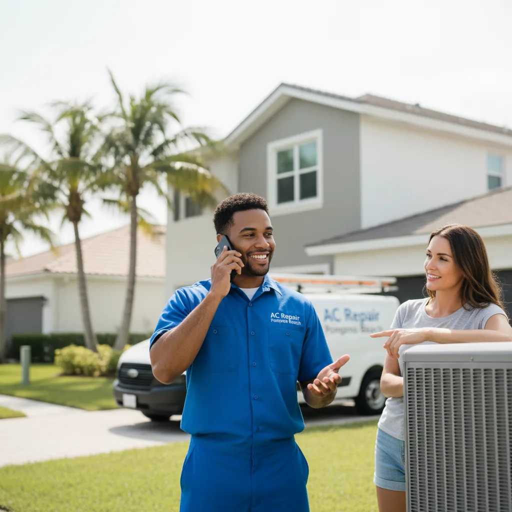 AC Repair Pompano Beach customer support in East Hartland